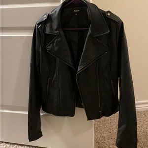 Vegan leather jacket